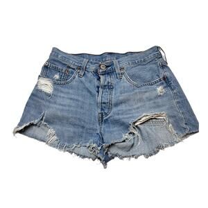 Women’s 501  Vintage Denim Levi Shorts Size 27